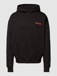Oversized Hoodie mit Label-Print Modell 'FURBER' von Pegador Schwarz - 13