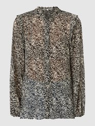 Blouse met ruches van Second Female Zwart - 2