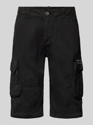 Bermudas mit Pattentaschen und Logo-Stitching von Alpha Industries - 32