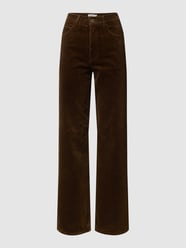 Broek in ribcordlook van Marc O'Polo Denim Groen - 13
