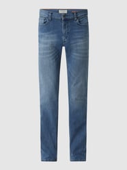 Tapered fit jeans met stretch, model 'Don' van MCNEAL Blauw - 31