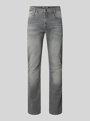 Jeansy o kroju regular fit z Mieszanka bawełny Model 'Arne Pipe' od MAC - 34