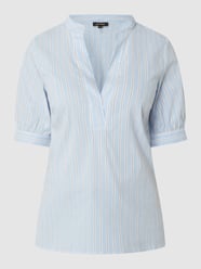 Blouseshirt met streepmotief  van More & More Blauw / turquoise - 33