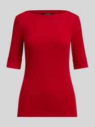 Slim Fit T-Shirt aus Baumwoll-Mix Modell 'JUDY' von Lauren Ralph Lauren - 44