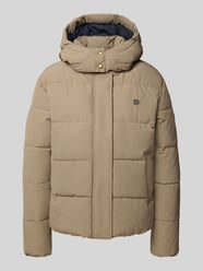 regular fit jack in doorgestikt design van Superdry Beige - 15