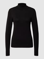 Strickpullover mit Rollkragen Modell 'PIMBA' von B.Young Schwarz - 22