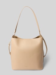 Hobo Bag in Leder-Optik Modell 'Nelma' von Seidenfelt Beige - 15