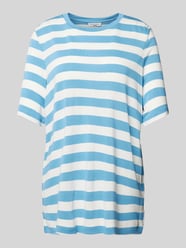 T-Shirt mit Streifenmuster von Marc O'Polo Denim Blau - 43