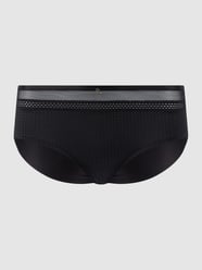 Onderbroek met contrasterende voorkant, model 'Chic Essential' van Chantelle Grijs / zwart - 48