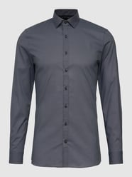 Super Slim Fit Business-Hemd mit Stretch-Anteil  von OLYMP No. Six Schwarz - 8