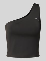 Tanktop met one shoulder-band en logoprint van PUMA - 9