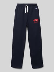 Sweatpants mit Logo-Stitching von CHAMPION Blau - 16