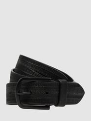 Ledergürtel mit Dornschließe von camel active Schwarz - 22