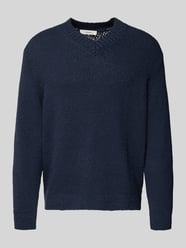 Sweter z dzianiny o kroju regular fit z czystej bawełny ekologicznej model ‘Angus’ od SELECTED HOMME - 44