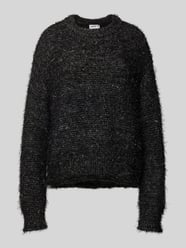 Relaxed Fit Strickpullover aus Effektgarn von Jake*s Casual Grau - 7