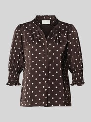 Bluzka o kroju regular fit ze stójką model 'Diana' od Neo Noir - 25