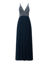 Abendkleid aus Tüll mit Pailletten Modell 'India' von LACE & BEADS - 29