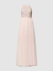 Abendkleid mit Paillettenbesatz von Jake*s Cocktail Pink - 46