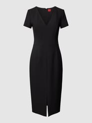 Midikleid mit V-Ausschnitt Modell 'Kalamara' von HUGO Schwarz - 22
