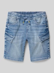 Regular Fit Bermudas mit elastischem Bund Modell 'PELLE' von s.Oliver RED LABEL - 18