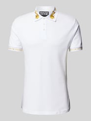 Poloshirt mit Label-Print von Versace Jeans Couture Weiß - 30