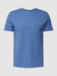 T-shirt z kieszenią na piersi model ‘THOR’ od Casual Friday Niebieski - 46