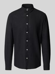 Slim Fit Leinenhemd mit Kentkragen Modell 'CAIDEN' von Only & Sons - 15