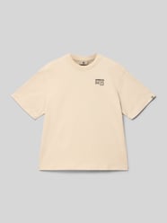 t-shirt o kroju regular fit z nadrukiem z napisem od Garcia - 45