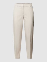 Stoffhose mit Bügelfalten Modell 'Zigarette' von Christian Berg Woman Selection Weiß - 33