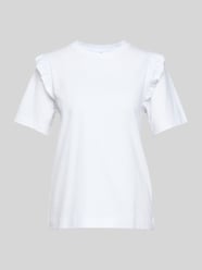 T-Shirt mit Rundhalsausschnitt Modell 'CECILIEE' von Selected Femme Schwarz - 19