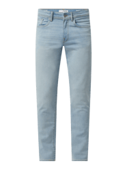 Slim Fit Jeans mit Stretch-Anteil Modell 'Leon' von SELECTED HOMME Blau - 1