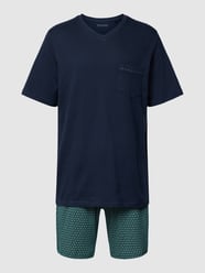 Pyjama met borstzak van Schiesser - 10