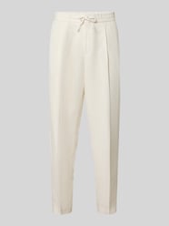 Schmale Hose aus Lyocell-Leinen-Mix Modell 'C-PhilC' von BOSS - 11