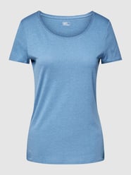 T-Shirt mit Rundhalsausschnitt von Jake*s Casual Blau - 40