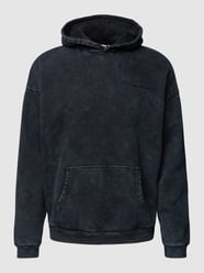Bluza z kapturem i wyhaftowanym logo model ‘Sense’ od 9N1M SENSE Czarny - 11