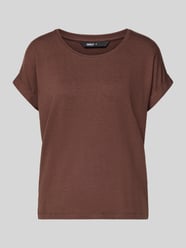 damski t-shirt o kroju regular fit z mieszanki wiskozy model 'MOSTER' od ONLY - 5