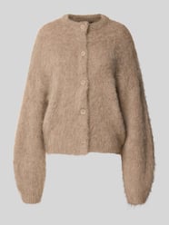 Strickjacke mit Knopfleiste Modell 'Tamanah' von someday. Beige - 13