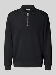 Relaxed fit poloshirt met labeldetail van Lindbergh - 20