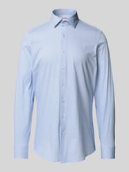 Slim fit zakelijk overhemd met knoopsluiting van ROY ROBSON - 5