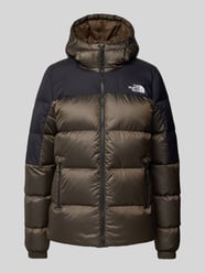 Daunenjacke mit Logo-Stitching Modell 'Diablo' von The North Face Braun - 5