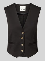 Gilet met knoopsluiting, model 'SIMONSE' van ICHI - 47