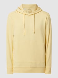 Hoodie van biologisch katoen, model 'Jackson' van Selected Homme Geel - 16