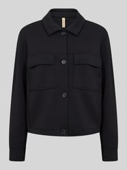 Regular Fit Cardigan aus Modal-Mix mit klassischem Kragen von Soyaconcept - 35