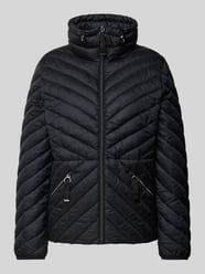 Steppjacke mit Stehkragen von Christian Berg Woman Selection Schwarz - 38