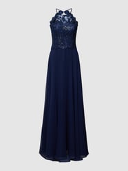 Abendkleid mit Paillettenbesatz von V.M. Blau - 19