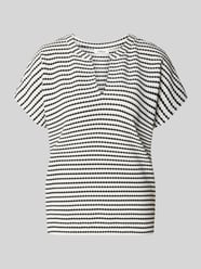 T-shirt o kroju relaxed fit z dekoltem w serek od s.Oliver RED LABEL - 10
