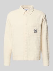 Regular Fit Freizeithemd mit Logo-Stitching von REVIEW - 23
