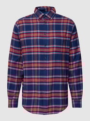 Regular Fit Freizeithemd mit Tartan-Karo von Christian Berg Men Rosa - 21