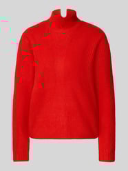 Strickpullover mit Stehkragen und überschnittenen Schultern von ICHI - 12