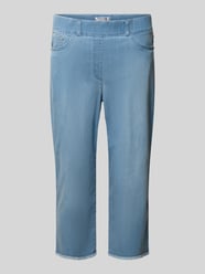 Slim Fit Caprijeans aus Baumwoll-Mix mit elastischem Bund von Raphaela By Brax - 39